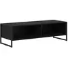 Image de vidaXL Meuble TV ChÃªne noir 100 x 36,5 x 30,5 cm Bois d'ingÃ©nierie