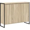 Image de vidaXL Meuble d'appoint Sonoma 96,5 x 30 x 75 cm Bois d'ingÃ©nierie