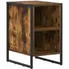 Image de vidaXL Table de chevet ChÃªne FumÃ© 39.5 x 30 x 50 cm Bois d'ingÃ©nierie