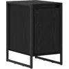 Image de vidaXL Table de chevet ChÃªne noir 39,5 x 30 x 50 cm Bois d'ingÃ©nierie