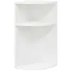 Image de vidaXL Table d'appoint Blanc 29,6 x 29,6 x 60 cm Bois d'ingÃ©nierie