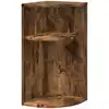 Image de vidaXL Table d'appoint ChÃªne fumÃ© 29,6 x 29,6 x 60 cm