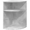 Image de vidaXL Table d'appoint Gris bÃ©ton 39,7 x 39,7 x 60 cm