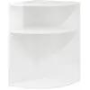 Image de vidaXL Table d'appoint Blanc brillant 39,7 x 39,7 x 60 cm