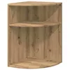 Image de vidaXL Table d'appoint ChÃªne artisanal 39,7 x 39,7 x 60 cm