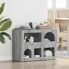 Image de vidaXL Buffet Gris Sonoma 80,5 x 35 x 59 cm Bois d'ingÃ©nierie