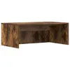 Image de vidaXL Bureau mural ChÃªne fumÃ© 80 x 45 x 30 cm Bois d'ingÃ©nierie