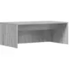Image de vidaXL Bureau mural Gris Sonoma 80 x 45 x 30 cm Bois d'ingÃ©nierie