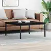 Image de vidaXL Table basse ChÃªne noir 100 x 100 x 45 cm Bois d'ingÃ©nierie