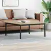 Image de vidaXL Table basse Sonoma 100 x 100 x 45 cm Bois d'ingÃ©nierie