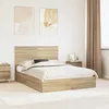 Image de vidaXL Lit de Rangement ChÃªne Sonoma 140 x 190 cm Bois d'ingÃ©nierie