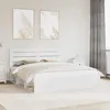 Image de vidaXL Cadre de lit avec tÃªte de lit Blanc 180 x 200 cm Pin massif