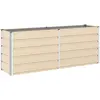 Image de Vidaxl JardiniÃ¨re Ivoire 480 X 50 X 45 Cm Acier GalvanisÃ©