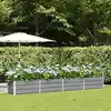 Image de Vidaxl JardiniÃ¨re Gris Clair 480 X 50 X 45 Cm Acier GalvanisÃ©