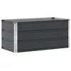 Image de Vidaxl JardiniÃ¨re Anthracite 100 X 50 X 45 Cm Acier GalvanisÃ©