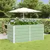 Image de Vidaxl JardiniÃ¨re Vert 160 X 80 X 75 Cm Acier