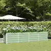 Image de Vidaxl JardiniÃ¨re Vert Pastel 480 X 50 X 45 Cm Acier GalvanisÃ©