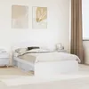 Image de vidaXL Cadre de lit avec tÃªte de lit Blanc 160 x 200 cm Pin massif