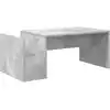 Image de vidaXL Table basse Gris bÃ©ton 90 x 45 x 35 cm Bois d'ingÃ©nierie