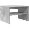 Image de vidaXL Table basse Gris bÃ©ton 60 x 50 x 40 cm Bois d'ingÃ©nierie