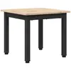 Image de vidaXL Table basse Naturel 40 x 40 x 36 cm Bois de pin massif