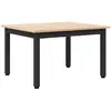 Image de vidaXL Table basse Naturel 60 x 50 x 36 cm Bois de pin massif