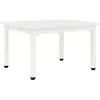 Image de vidaXL Table basse Blanc 60 x 50 x 36 cm Bois de pin massif