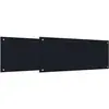 Image de vidaXL Protection de cuisine 2 pcs Noir 100 x 40 cm verre trempÃ©