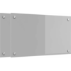 Image de vidaXL Protection de cuisine 2 pcs Gris clair 70 x 40 cm verre trempÃ©