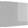 Image de vidaXL Protection de cuisine 2 pcs Gris clair 70 x 60 cm verre trempÃ©