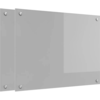 Image de vidaXL Protection de cuisine 2 pcs Gris clair 80 x 60 cm verre trempÃ©