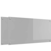 Image de vidaXL Protection de cuisine 2 pcs Gris clair 100 x 50 cm verre trempÃ©