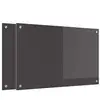 Image de vidaXL Protection de cuisine 2 pcs Gris foncÃ© 80 x 50 cm verre trempÃ©
