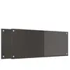Image de vidaXL Protection de cuisine 2 pcs Gris foncÃ© 100 x 40 cm verre trempÃ©
