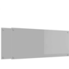 Image de vidaXL Protection de cuisine 2 pcs Gris clair 120 x 50 cm verre trempÃ©