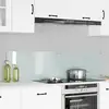 Image de vidaXL Protection de cuisine Blanc 80 x 40 x 0.8 cm verre trempÃ©