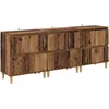 Image de vidaXL Buffets 3 pcs Bois Ancien 60 x 35 x 70 cm Bois d'ingÃ©nierie