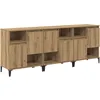 Image de Vidaxl Buffets 3 Pcs ChÃªne Artisanal 60 X 35 X 70 Cm Bois D'ingÃ©nierie