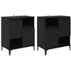 Image de vidaXL Buffets 2 pcs ChÃªne noir 60 x 35 x 70 cm Bois d'ingÃ©nierie