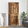 Image de vidaXL Haut Armoire 2 pcs Bois Ancien Bois d'ingÃ©nierie