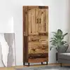 Image de vidaXL Haut Armoire Bois ancien 69,5 x 34 x 180 cm Bois d'ingÃ©nierie