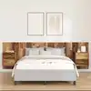 Image de vidaXL TÃªte de lit avec armoire 3 pcs Bois Ancien Bois d'ingÃ©nierie