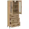 Image de vidaXL Haut Armoire 2 pcs ChÃªne artisanal 69,5 x 34 x 180 cm