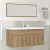 Image de vidaXL Cabinet de salle de bain ChÃªne artisanal 100 x 38,5 x 46 cm