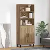 Image de vidaXL Haut Armoire ChÃªne artisanal 69,5 x 34 x 180 cm