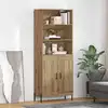 Image de vidaXL Haut Armoire ChÃªne artisanal 69,5 x 32,5 x 180 cm