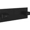 Image de vidaXL TÃªte de lit avec armoire 3 pcs ChÃªne noir Bois d'ingÃ©nierie