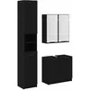 Image de vidaXL Ensemble de Meubles de Salle de Bain 3 pcs ChÃªne noir