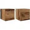 Image de vidaXL Meuble TV Bois ancien 30,5 x 30 x 30 cm Bois d'ingÃ©nierie