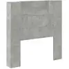 Image de vidaXL TÃªte de lit Gris bÃ©ton 100 x 16,5 x 103,5 cm Bois d'ingÃ©nierie